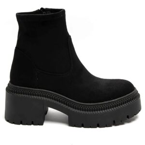 bottines suède noir