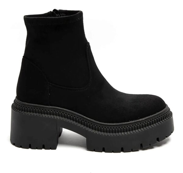 bottines suède noir